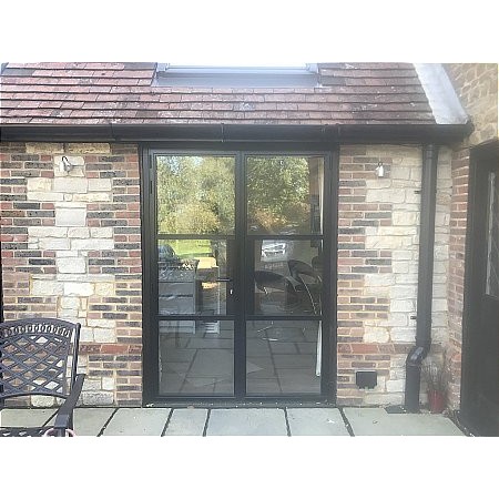 472 - Smart Systems Heritage French Doors in Oak Frame